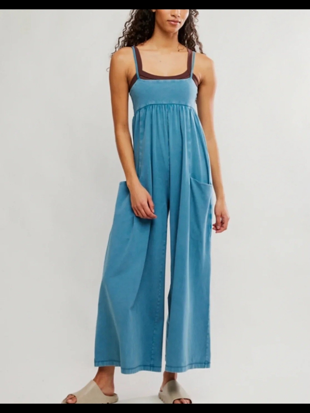 Free People Hot Shot Strappy Onesie